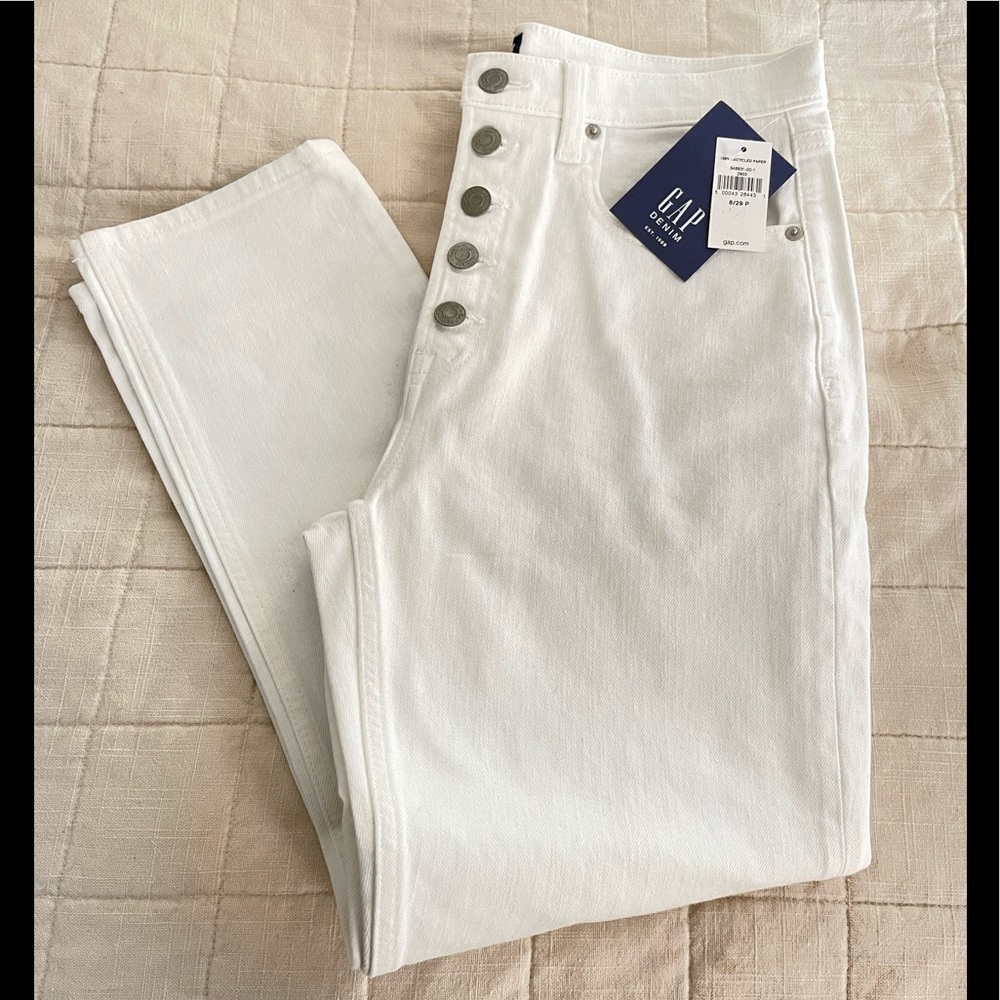 NWT white Gap jeans